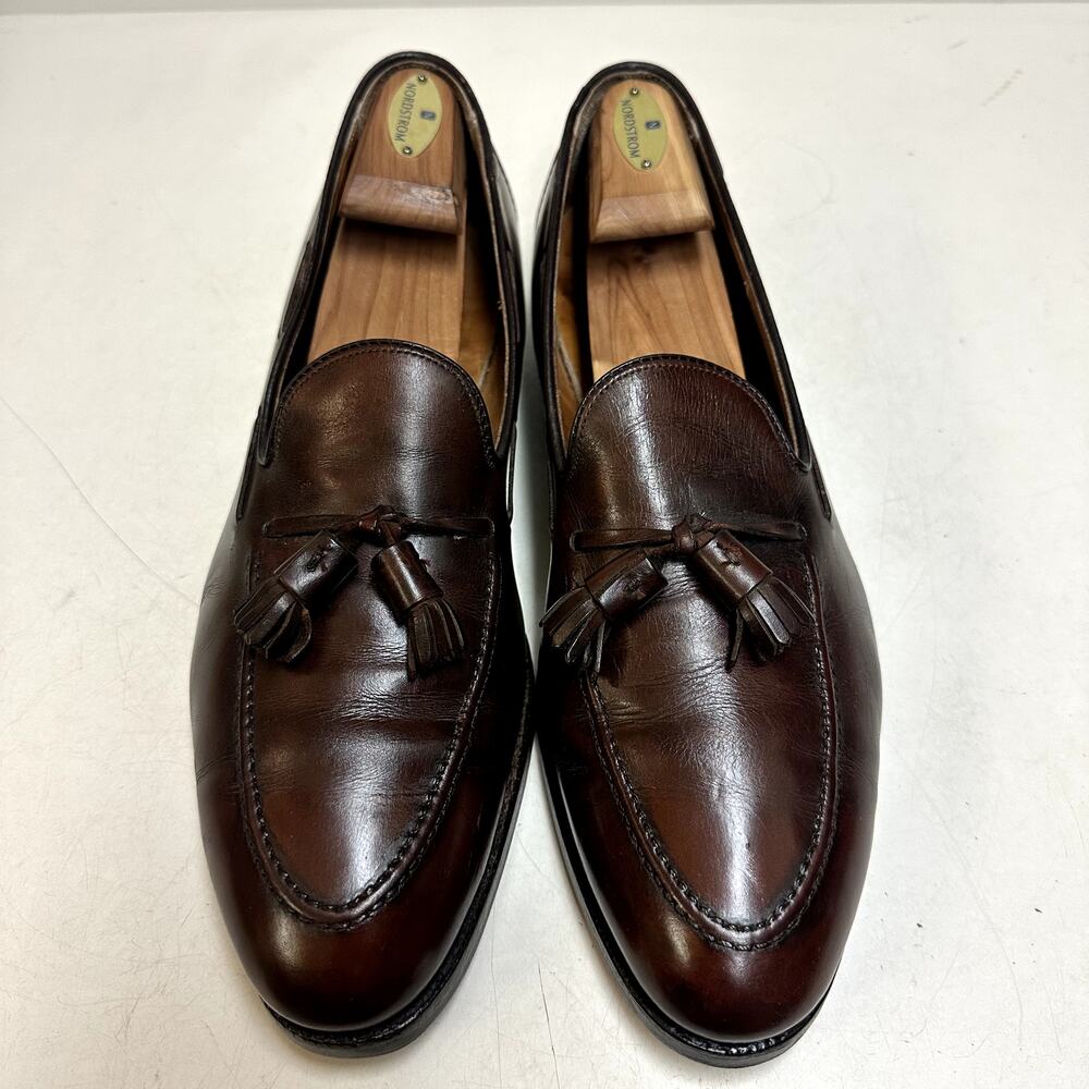 FULLY RESOLED Alden x Brooks Brothers 771 Brown Calfskin Tassel Loafer USA 13 B